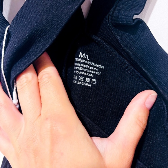 HEYSHAPE Black crossover halter bodysuit | Sculpting shapewear | Medium/Large * - Picture 11 of 12